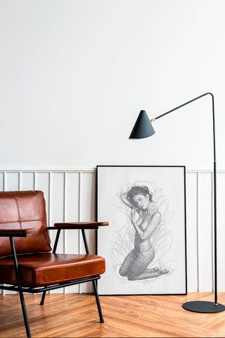 Cuadro personalizado estilo line art