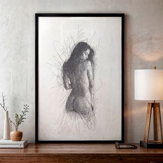 Cuadro personalizado estilo line art