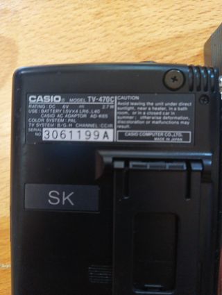 2 Radios Casio TV-470 & TV-1400