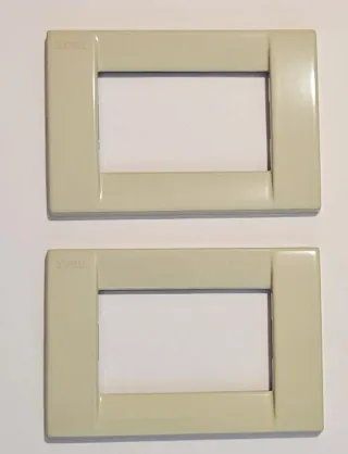 Placche Vimar Idea Metal sabbia 3 M art 16733.09