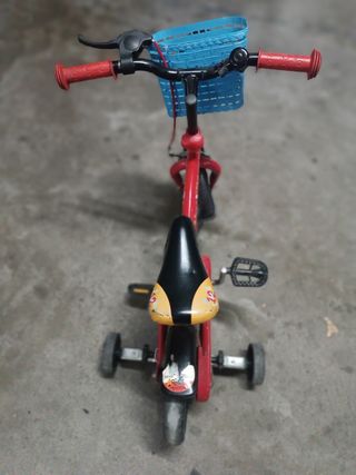 Bicicleta triciclo infantil <5 años cesta y ruedas