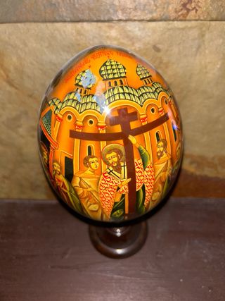 Huevo Ruso pintado a mano