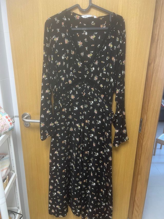 Vestido Zara flores - L
