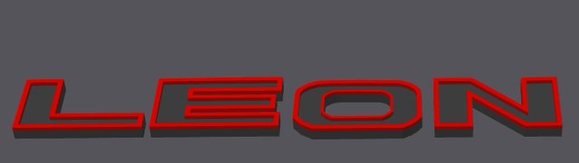 LETRAS “LEON” PARA PARRILLA DELANTERA SEAT