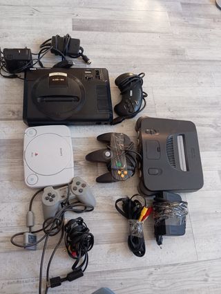 Nintendo 64 consola negra