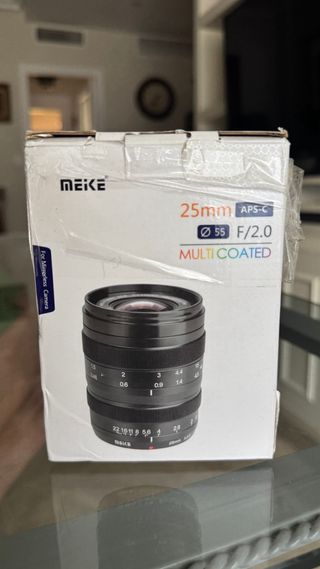 Objetivo Meike 25mm f/2.0