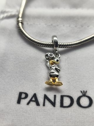 Charm plata Pato Donald Disney pulsera Pandora