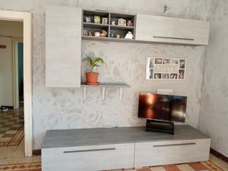 Mobile TV grigio - legno
