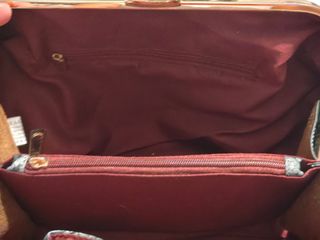 Borsa bauletto grigio pitonato