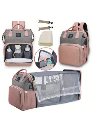 Mochila cambiador bebé - LAND _Gris