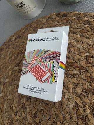 Polaroid mini photo border stickers