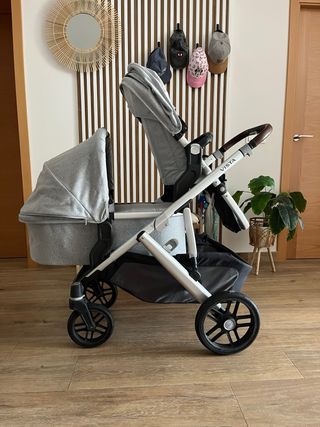 UPPAbaby Vista V2 gemelar gris
