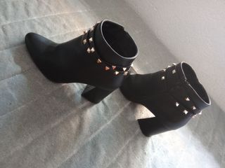 Botines negros mujer | Tacón