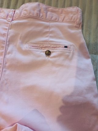Pantalones Zara rosa con elástico 