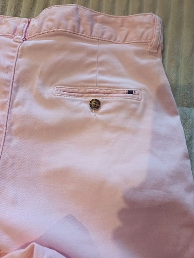 Pantalones Zara rosa con elástico
