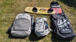 Pack cometas kitesurf:2 tablas + 4 cometas