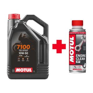 Motul 7100 10W50 4L + Engine Clean
