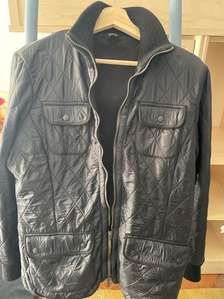 Cazadora Barbour negra mujer