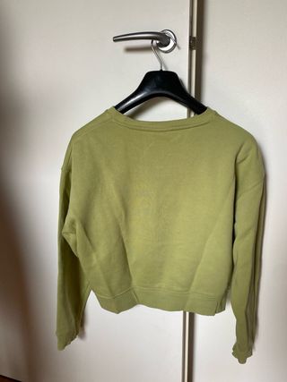 Felpa verde Pull&Bear