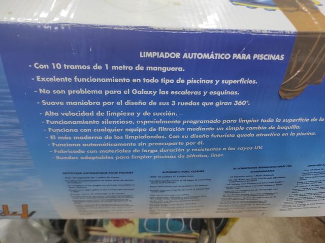 Limpiafondos Galaxy - Azul y Amarillo