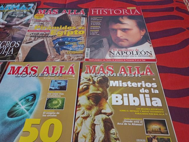 Lote de Revistas: Más Allá, Karma7, Historia 