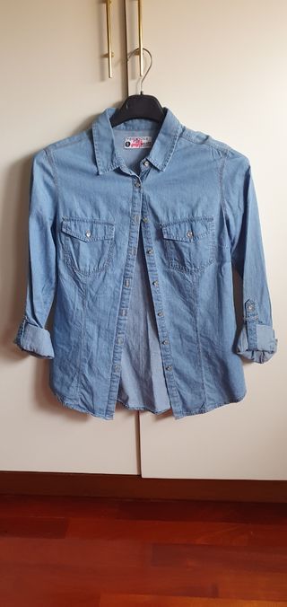 Camicia jeans ragazza tg S