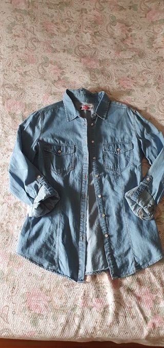Camicia jeans ragazza tg S