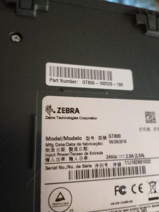 Impresora Zebra GT800 - Etiquetas