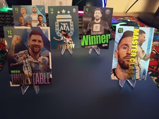 5 cartas Messi Panini Top class 2023