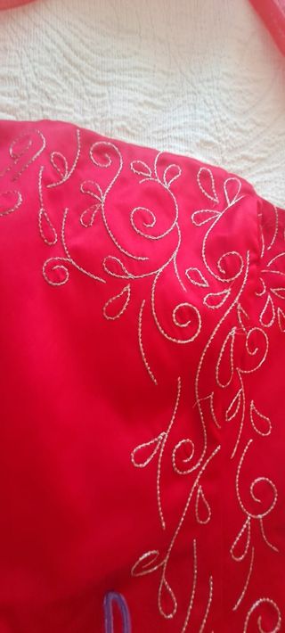 Vestido fiesta naranja