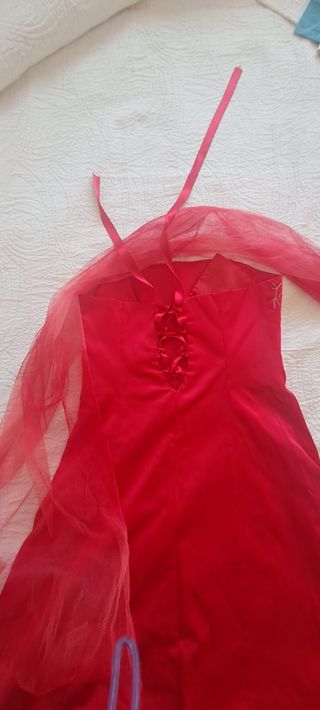 Vestido fiesta naranja