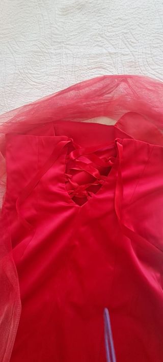 Vestido fiesta naranja