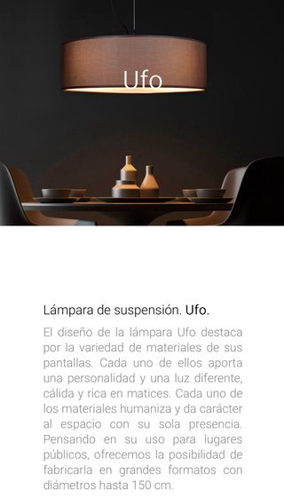 Lámpara techo roja LUXCAMBRA