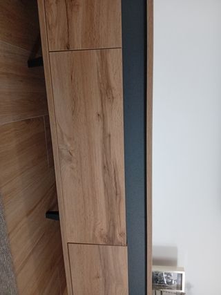 Mueble TV salón - Madera y metal