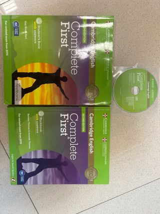 2 libros Complete First for Spanish Speakers + CD
