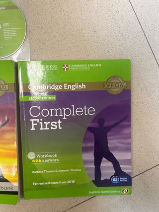 2 libros Complete First for Spanish Speakers + CD