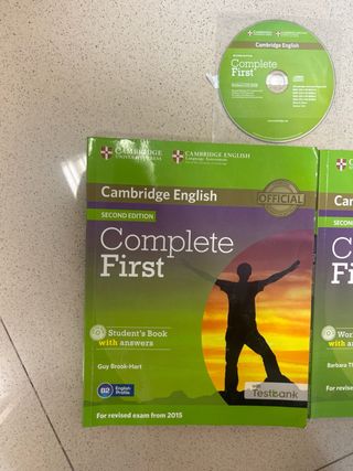2 libros Complete First for Spanish Speakers + CD