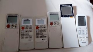 6 Telecomandi Climatizzatori,5 Mitsubishi÷1Samsung