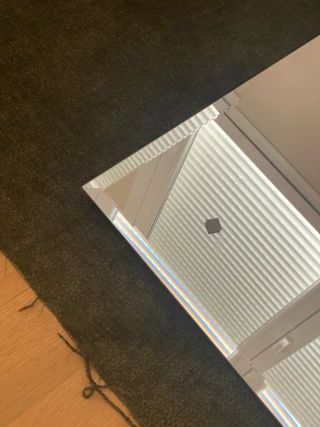 Espejo biselado plateado