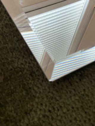 Espejo biselado plateado