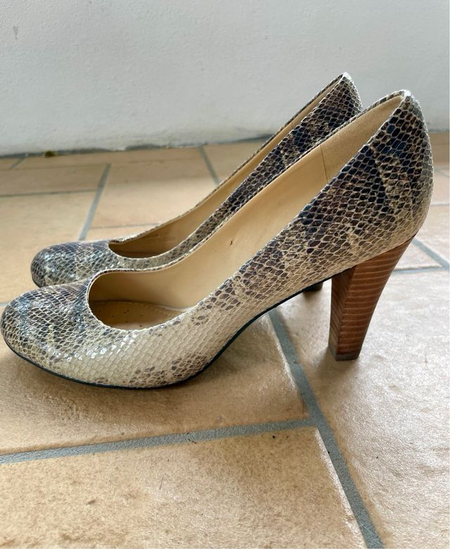 Decolleté Geox - Beige/Marrone