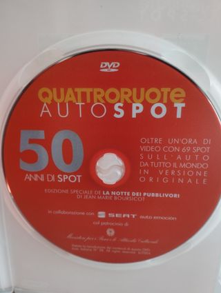 DVD Quattroruote Autospot 50 Anni di Spot