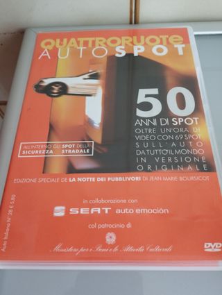 DVD Quattroruote Autospot 50 Anni di Spot