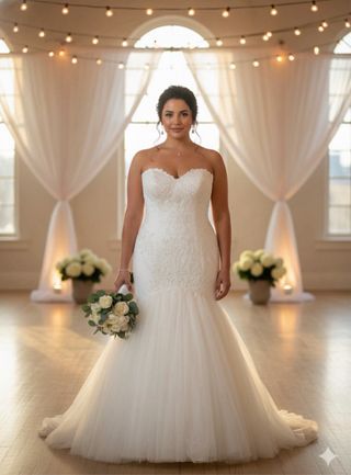 Vestido novia Anna Z Romantic 33 T46