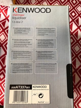 Kenwood Chef/Major Licuadora 1.5L