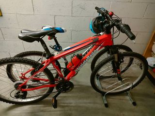 MTB rossa ragazzo Alluminio