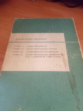 3 x 2 Legislación procesal (Textos legales)