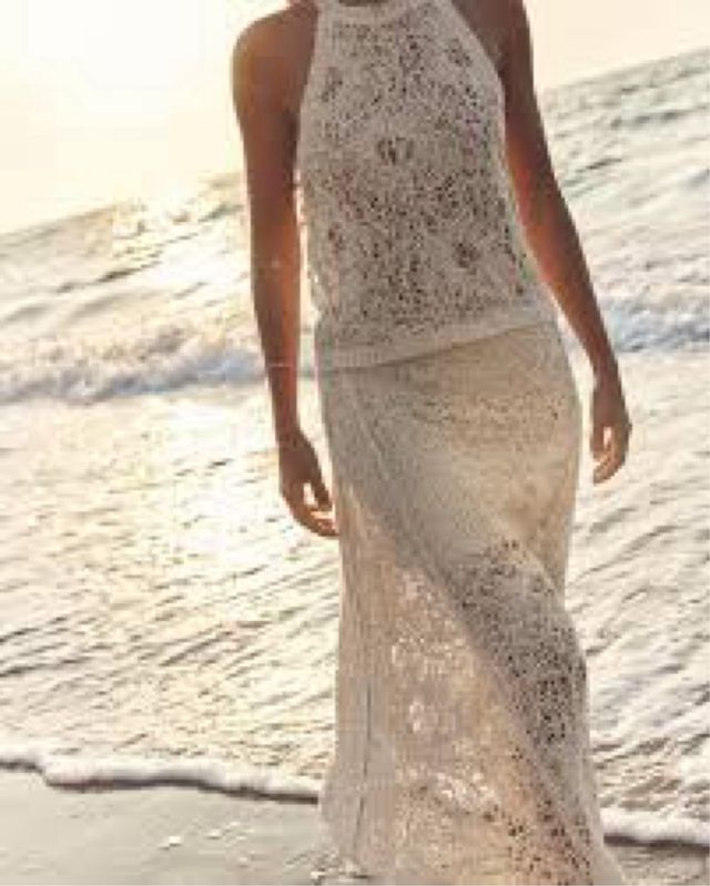 Conjunto Zara crochet.