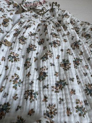 Vestido y braga bebé niña - floral