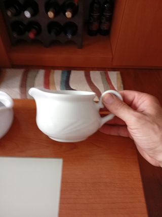 2 Salseras Porcelana Blancas